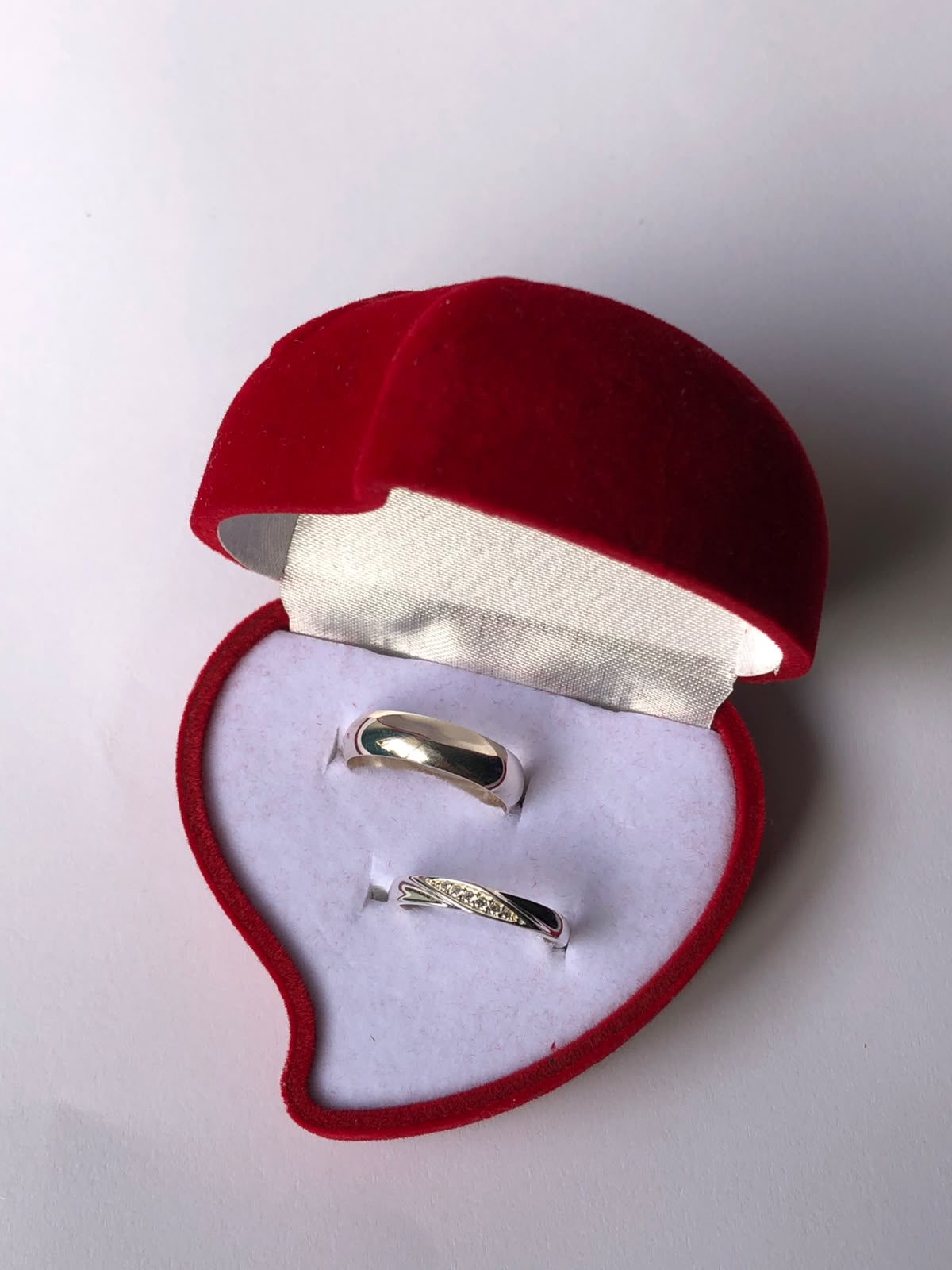 Argollas de Compromiso Atenea en Plata 925