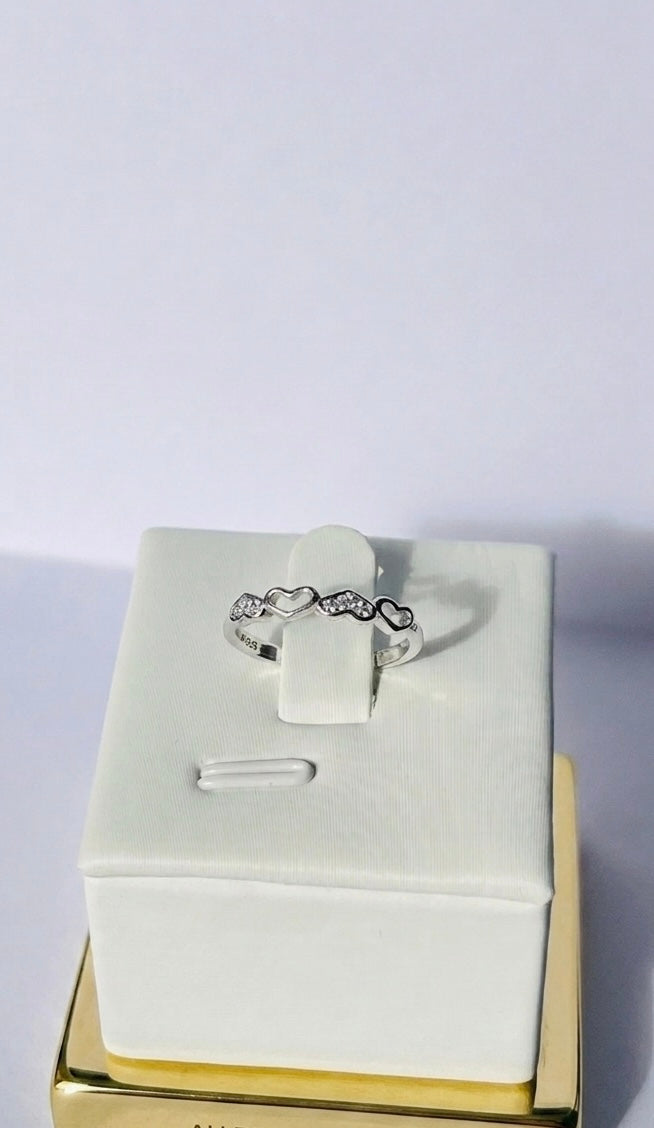 Anillo corazones